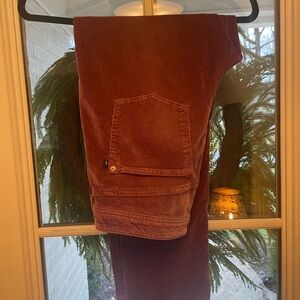 Pilcro  Anthropologie Corduroy Pants salmon/rust 12